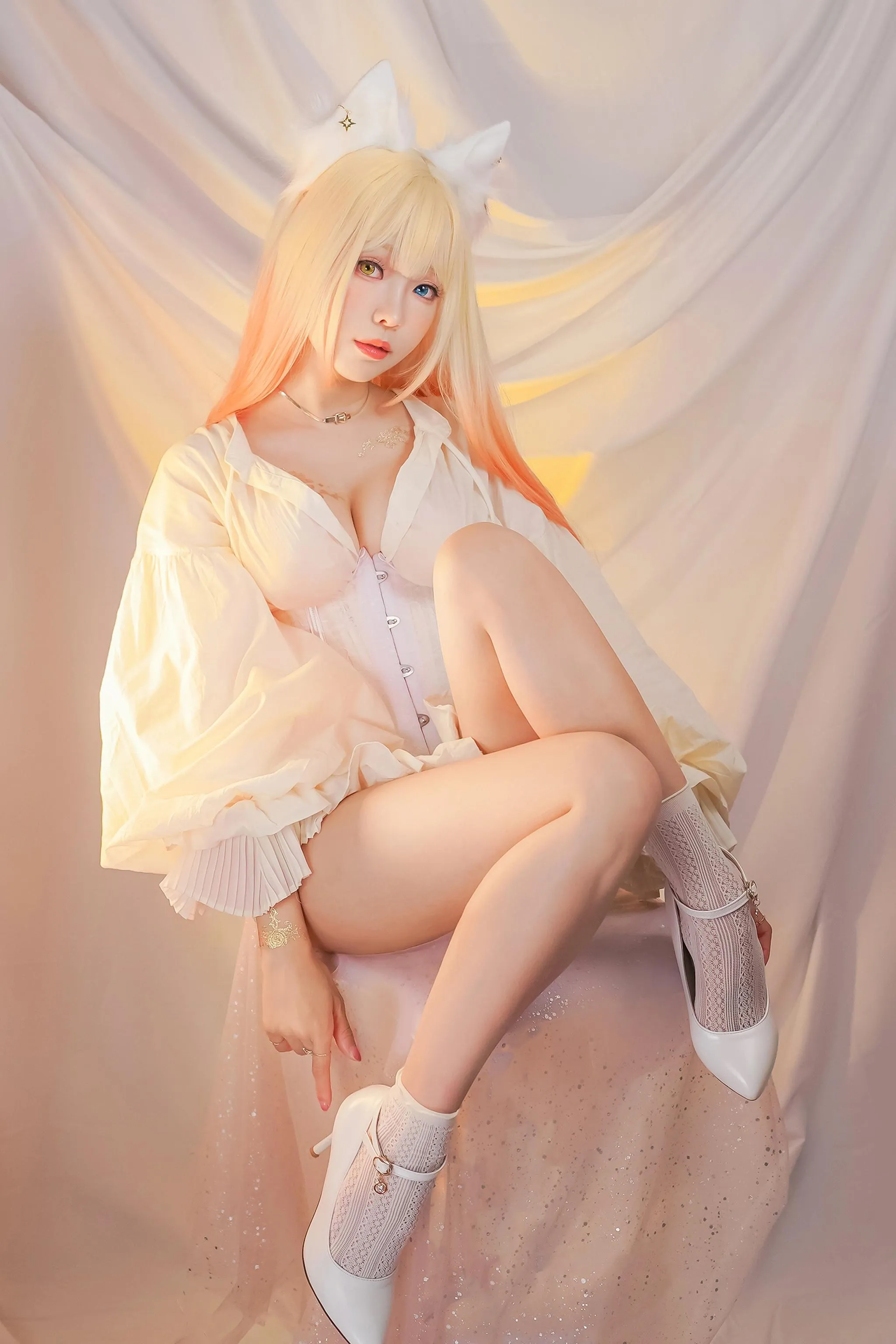 ElyEE子 – NO.77 Original Witch  Cat魔女與貓-Odd-eyed cat __ [41P]插图2